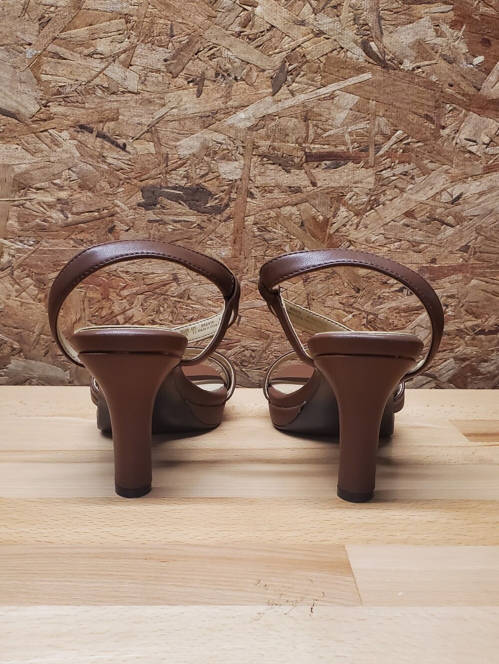 Naturalizer Brenta- Brown Strappy Heel Sandal - Picture 3 of 8